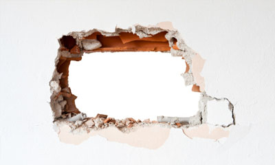 Brookfield Wall Damage